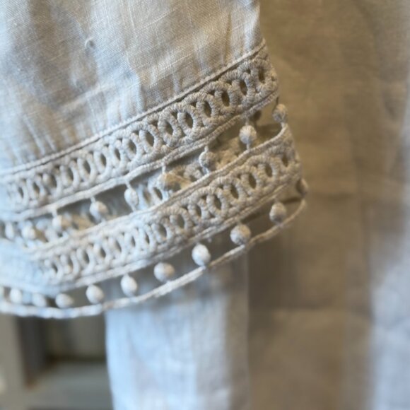 J. Jill 3/4 Sleeve Embroidered Blouse - Picture 3 of 4